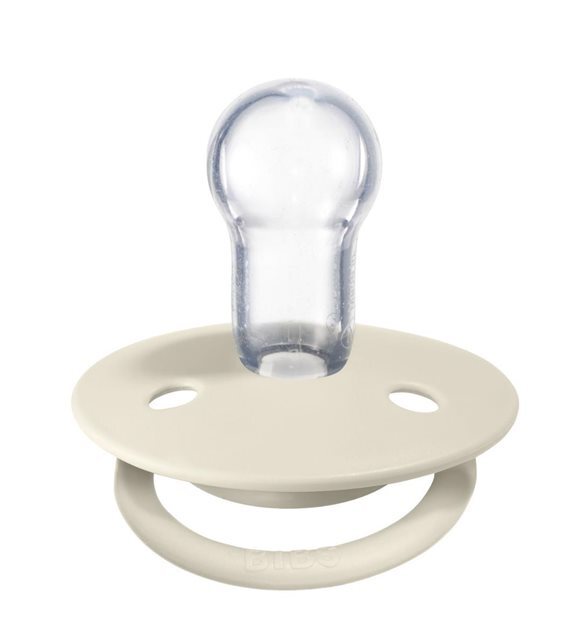 لهاية سيليكون من Bibs De Lux، مناسبة للأطفال من عمر 0 ​​إلى 36 شهرًا، لون عاجي - 1