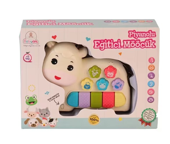 Birlik Oyuncak Piyano Eğitici Mööcük Renkli 777-96-48 - Birlik