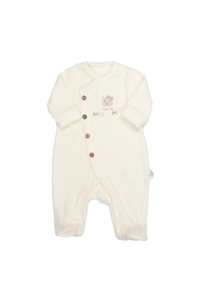 Bi̇style Tulum Kadi̇fe I Love Mummy 15123 Ekru - Bistyle