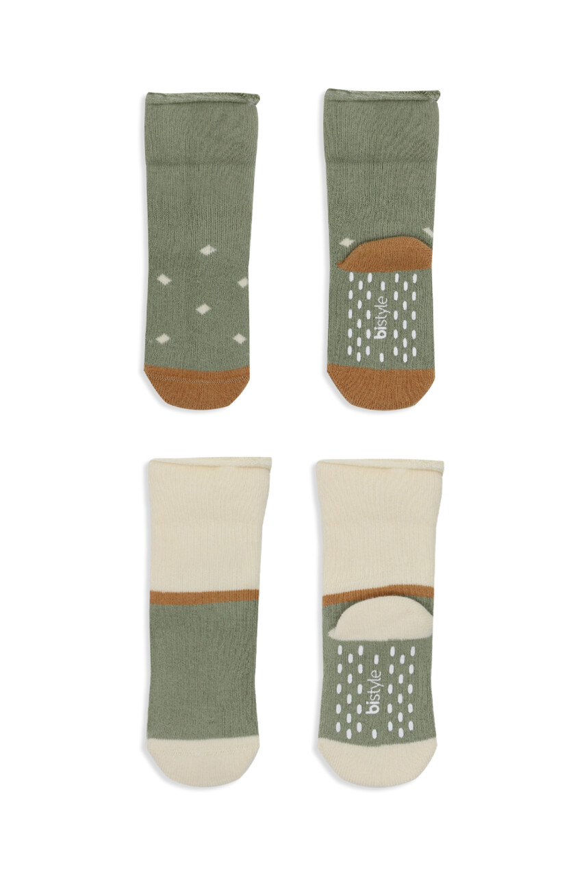 Bi̇style 2'li Havlu Soket Kaymaz Point Gi̇rl 10505 Nil - 4