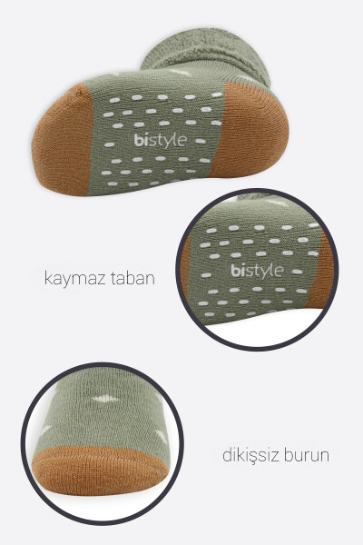 Bi̇style 2'li Havlu Soket Kaymaz Point Gi̇rl 10505 Nil - 5