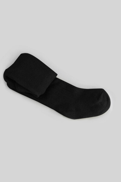 Bistyle Tekli Düz Külotlu Çorap 50104 Siyah - 3