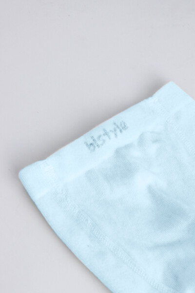 Bistyle Tekli Düz Külotlu Çorap 50104 Mavi - 4