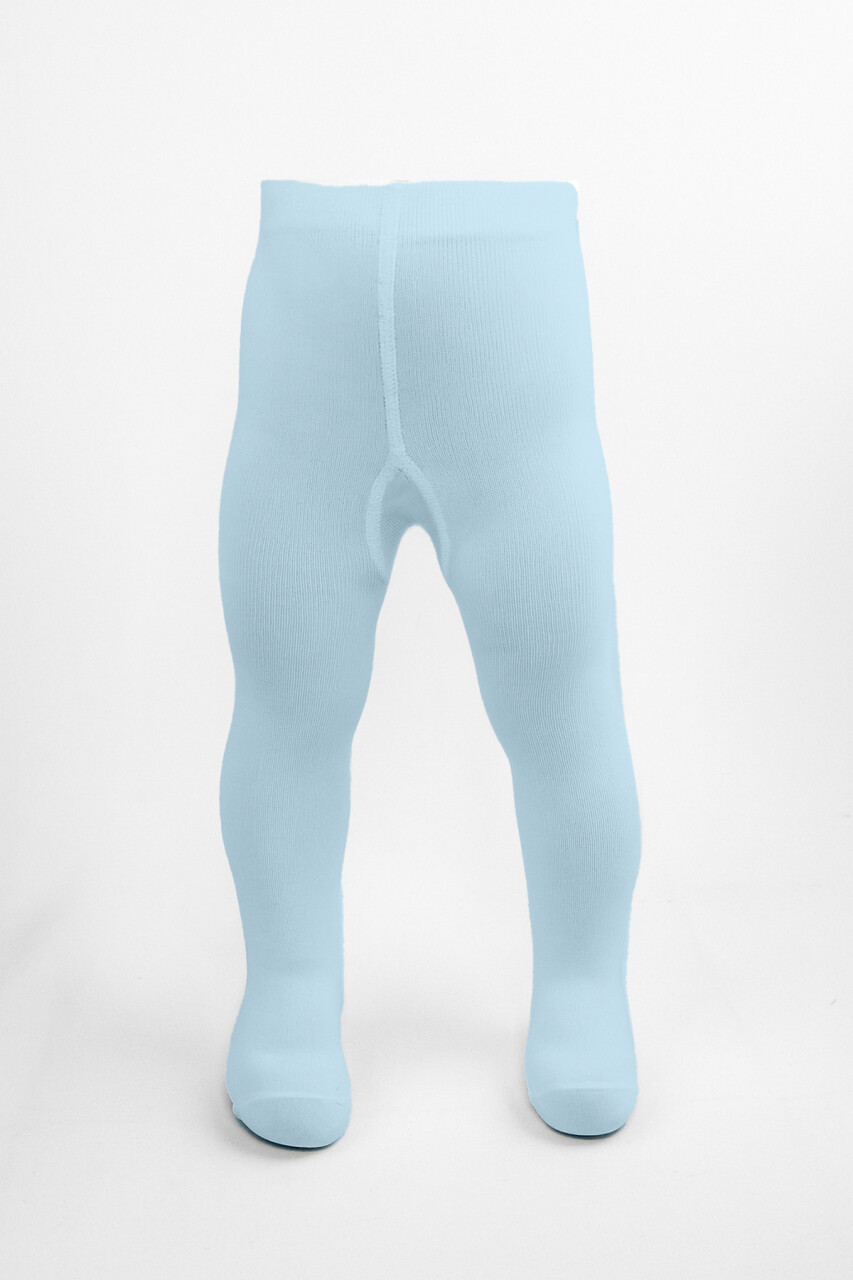 Bistyle Tekli Düz Külotlu Çorap 50104 Mavi - 5