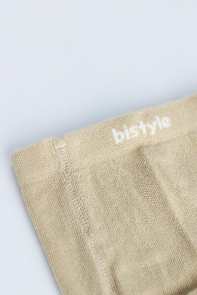 Bistyle Tekli Düz Külotlu Çorap 50104 Bej - 4