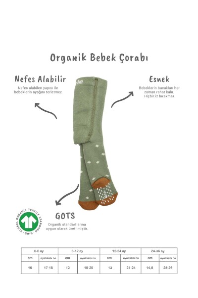 Bistyle Puan Kaymaz Havlu Külotlu Çorap 50502 Nil - 2