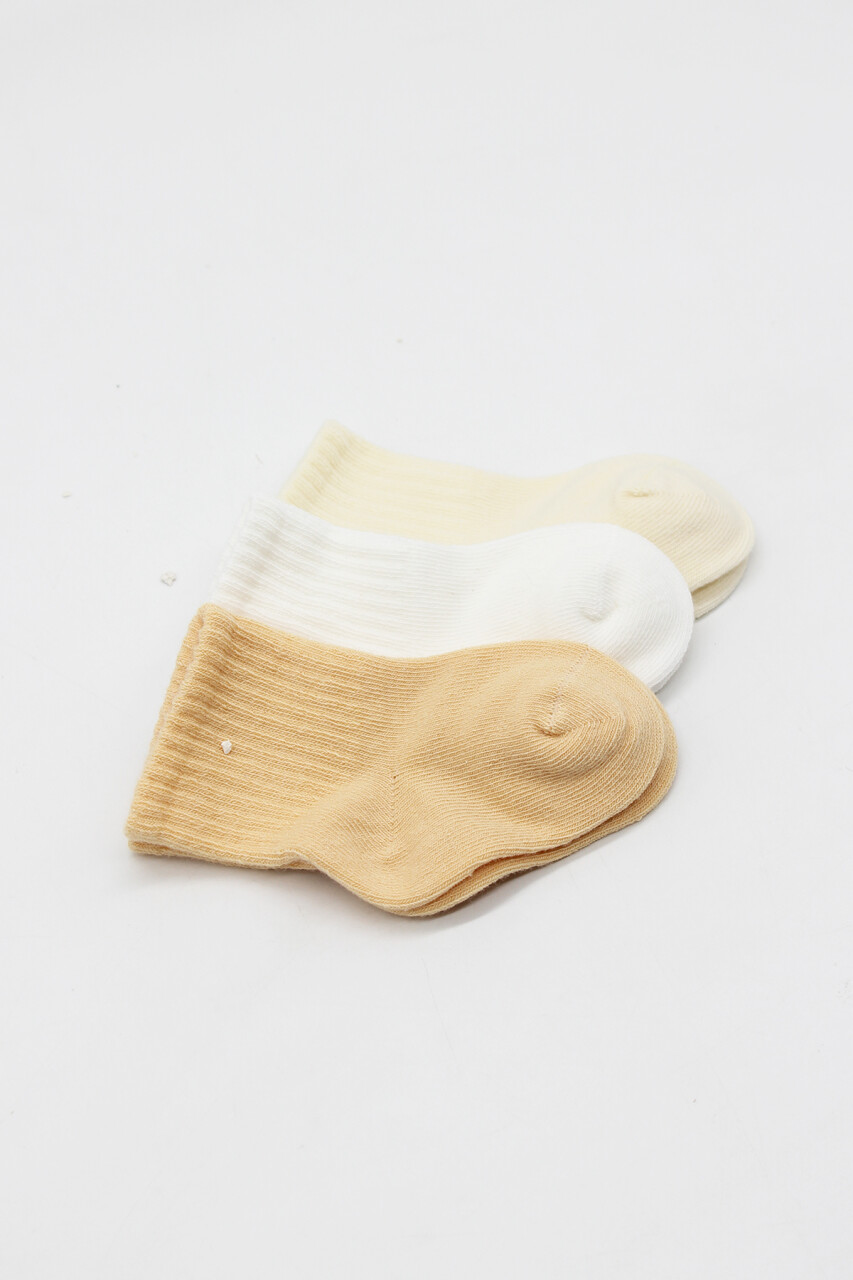 Bistyle Little Love Girl 3'lü Penye Soket Çorap 10137 Somon - 3