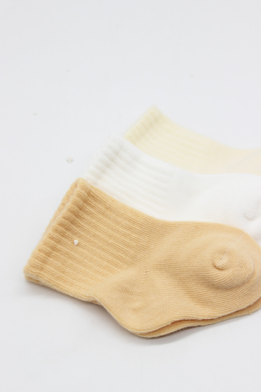 Bistyle Little Love Girl 3'lü Penye Soket Çorap 10137 Somon - 4