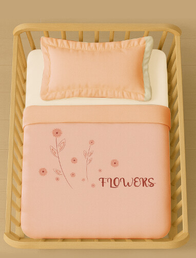 Bistyle Hello Flowers Pike Takımı 100x150 80118 Pembe - Bistyle