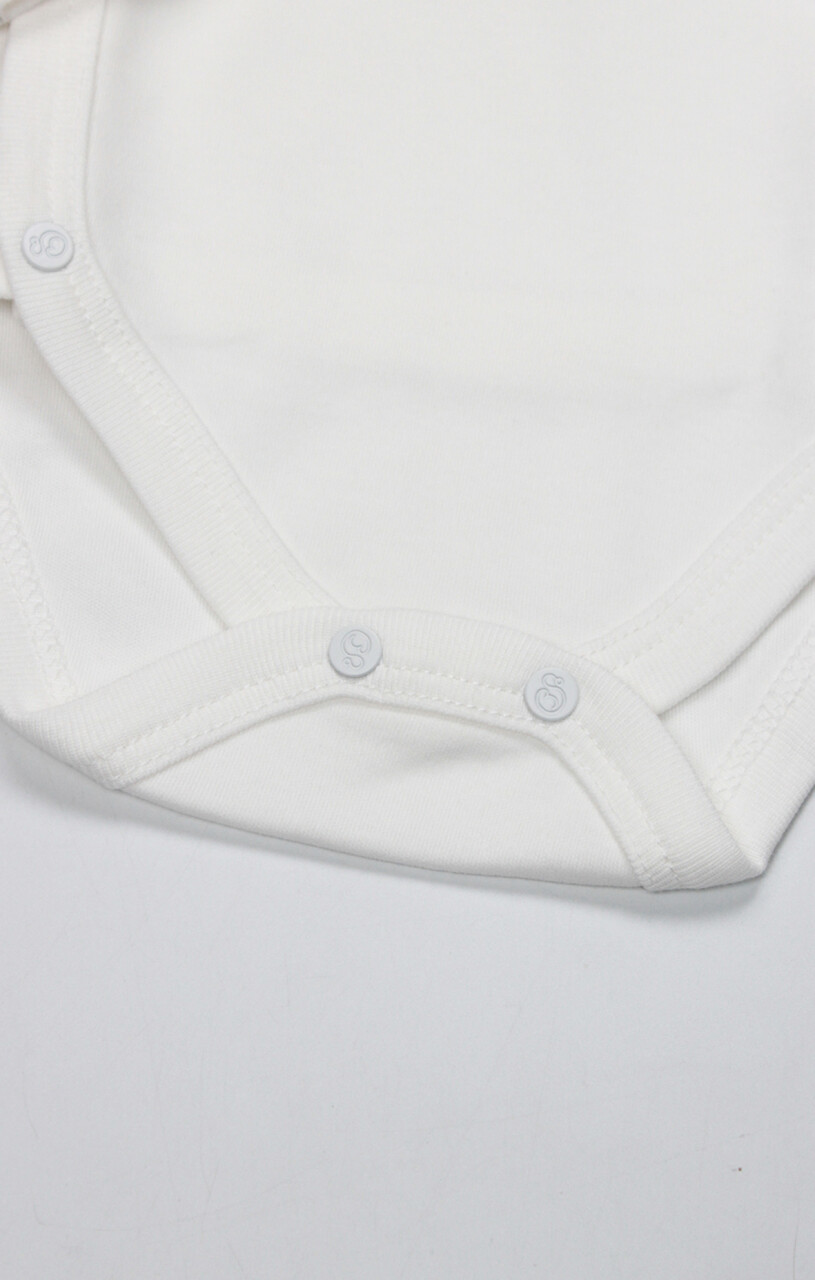 Bistyle Kruvaze Body Yarım Kol Love You Family 17144 Pudra - 4