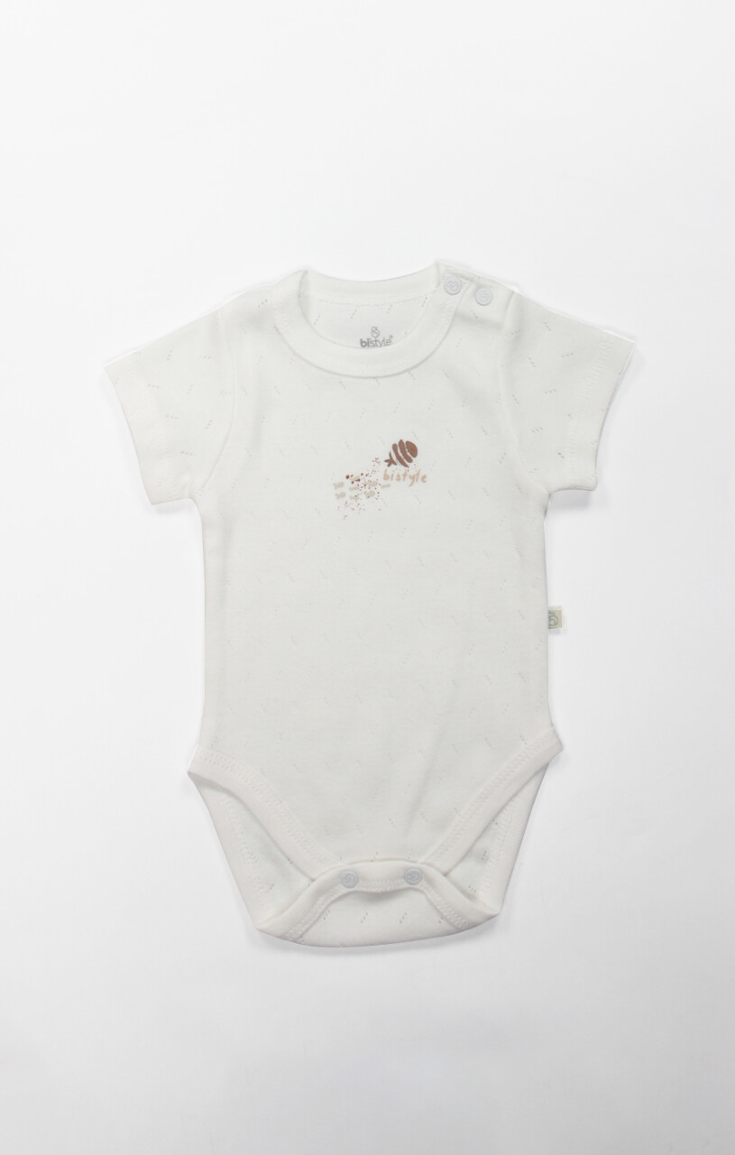 Bistyle Body Yarım Kol Ocean And Starfish 17182 Ekru - 1