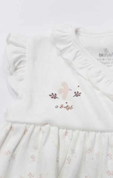 Bistyle Elbise Yarım Kol Morning Sun 21106 Ekru - 2