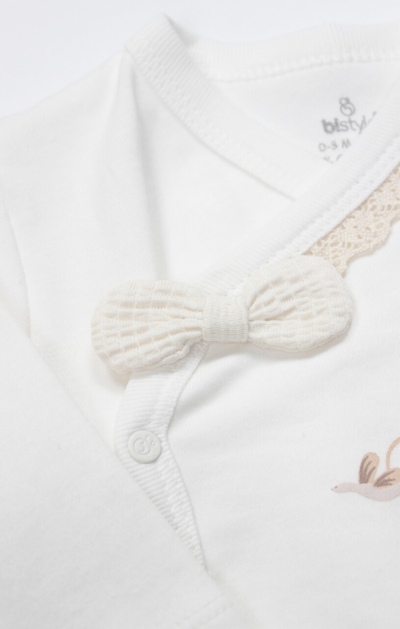 Bistyle 5li Hastane Çıkışı Love You Smile 12115 Ekru - 3