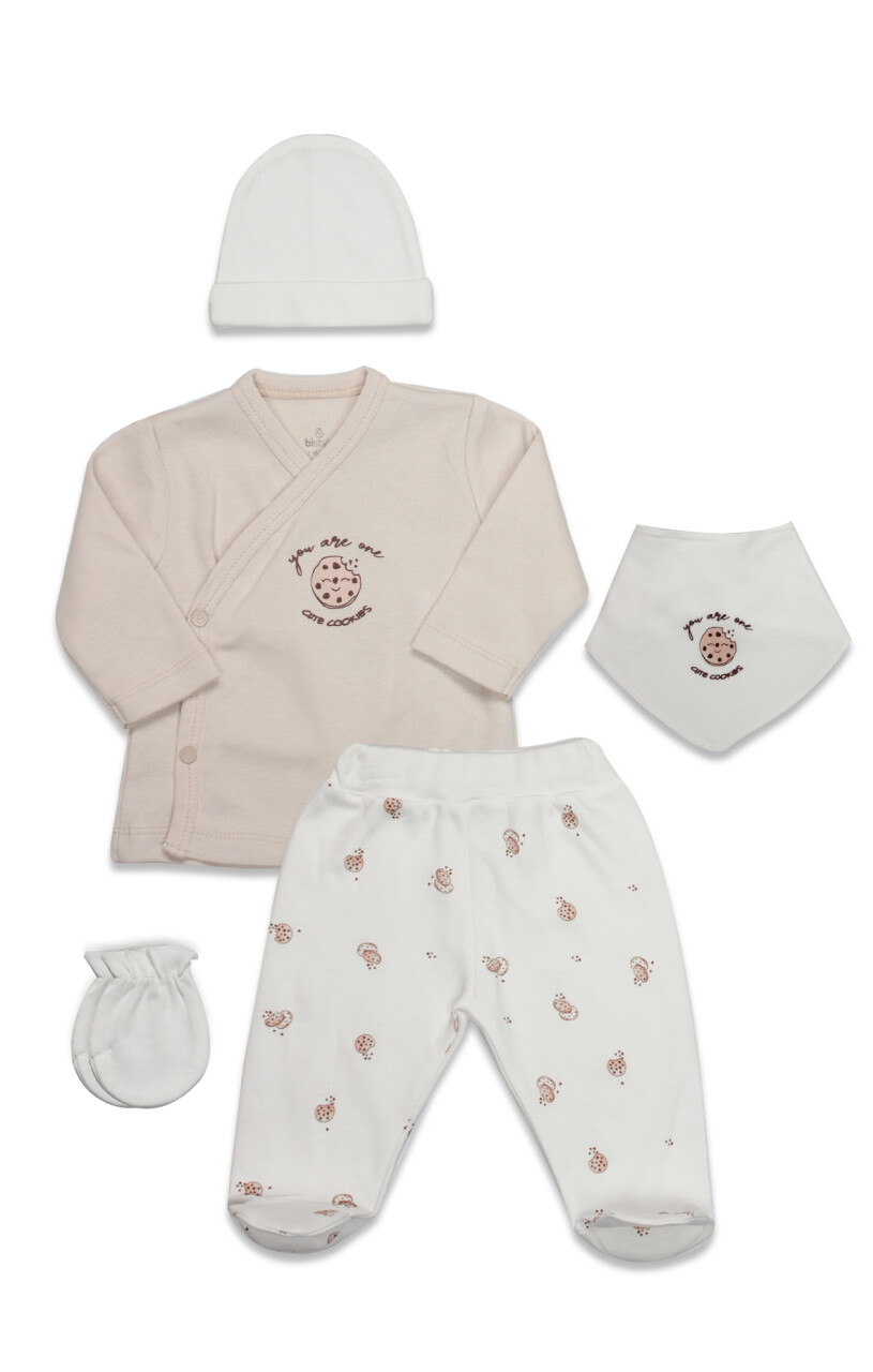 Bistyle 5li Hastane Çıkışı Cookies Cute Happy 12112 Somon - 1