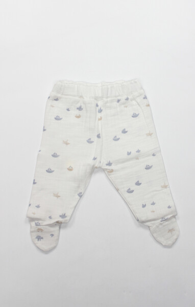 Bistyle 10lu Hastane Çıkışı Müslin Little Boats 11121 Ekru - 4