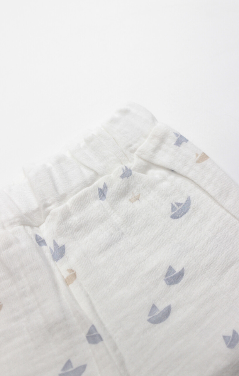 Bistyle 10lu Hastane Çıkışı Müslin Little Boats 11121 Ekru - 5