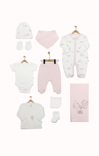 Bistyle 10lu Hastane Çıkışı Love You Family 11118 Pudra - Bistyle