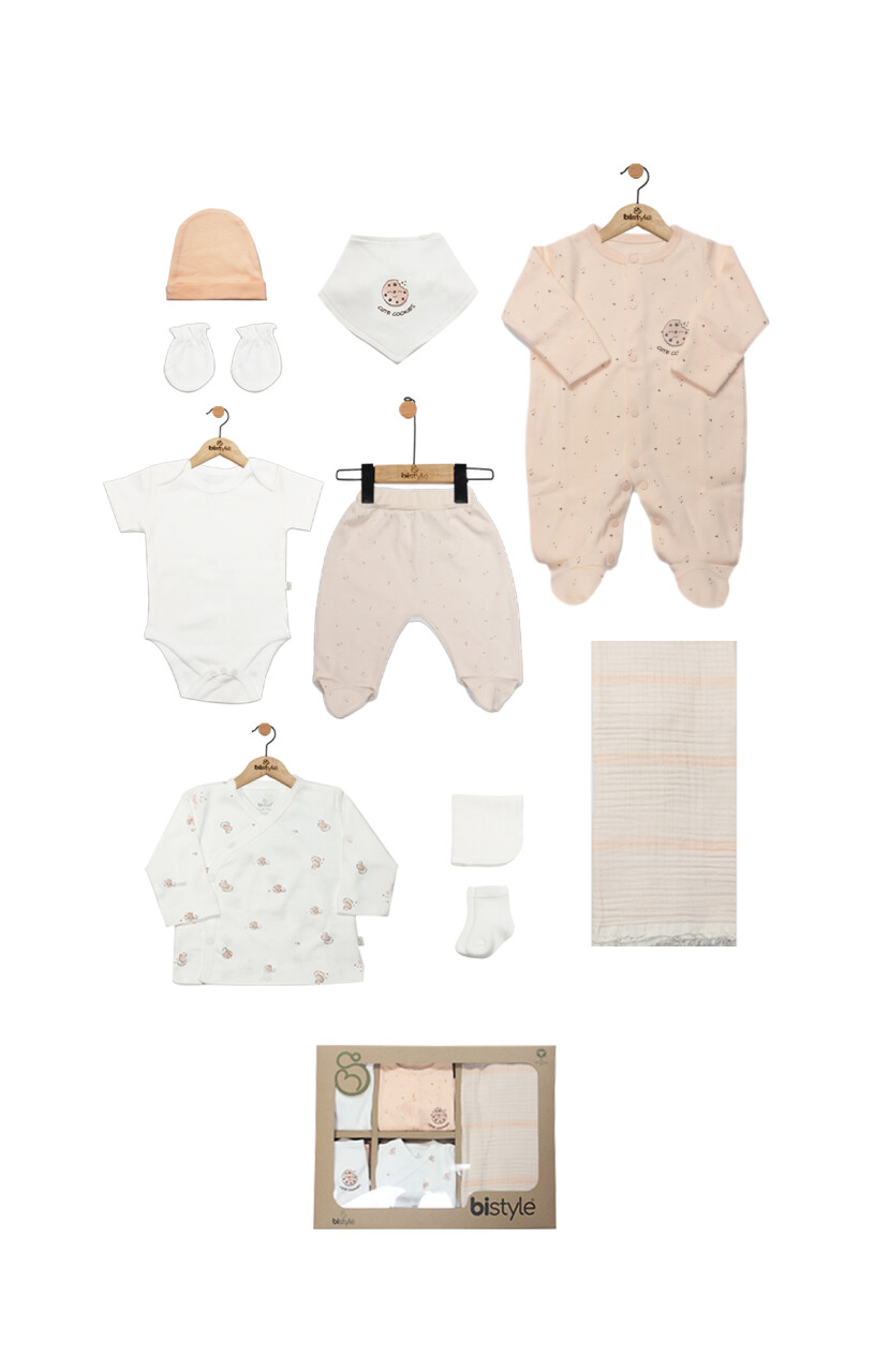 Bistyle 10lu Hastane Çıkışı Cookies Cute Happy 11114 Somon - 1