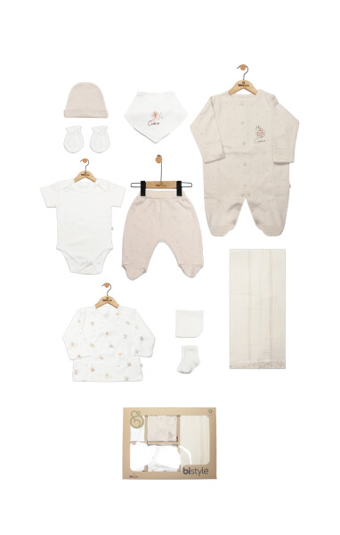 Bistyle 10lu Hastane Çıkışı Cookies Make Happy 11113 Ekru - Bistyle