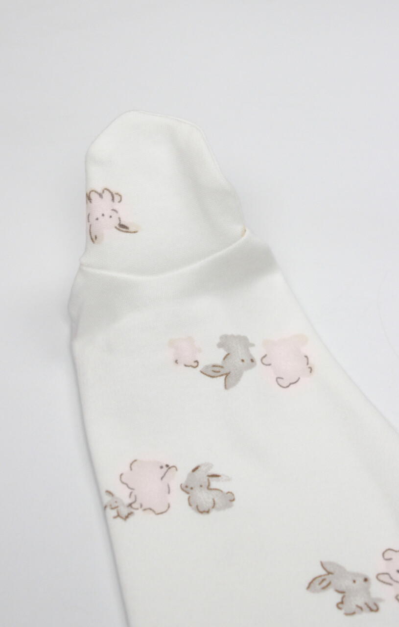 Bistyle Patikli Alt Love You Family 16150 Pudra - 3