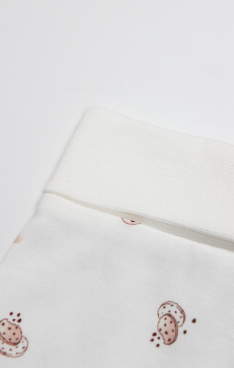 Bistyle Patikli Alt Cookies Make Happy 16144 Ekru - 2