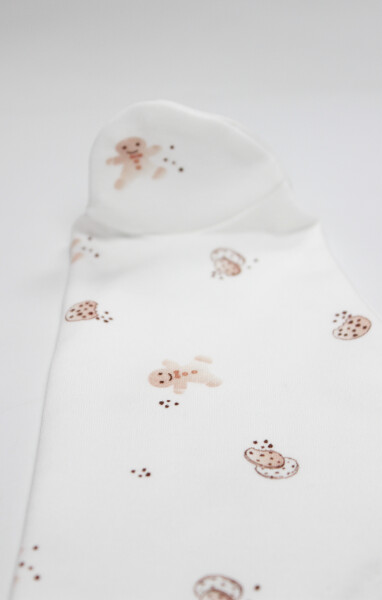 Bistyle Patikli Alt Cookies Make Happy 16144 Ekru - 3