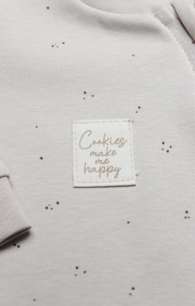 Bistyle Tulum Patiksiz Cookies Make Happy 15127 Ekru - 2