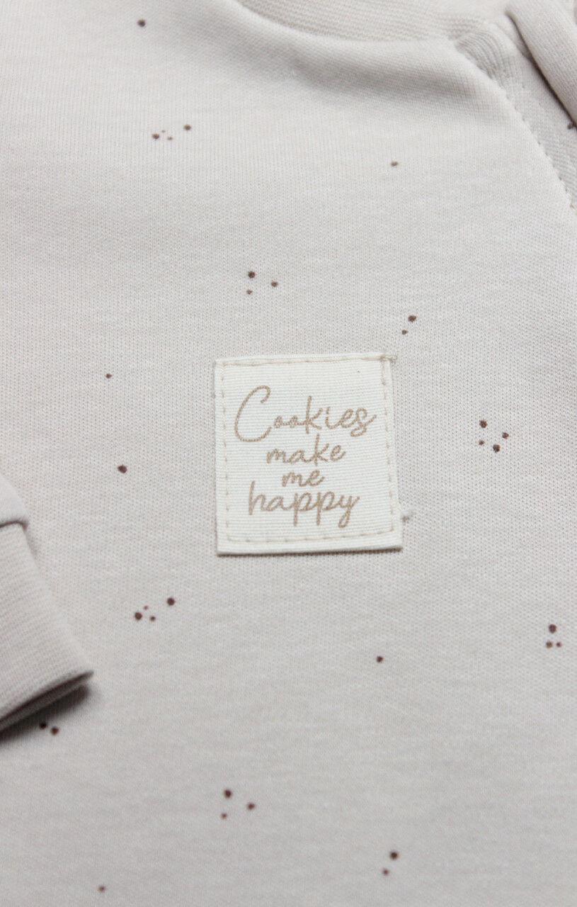 Bistyle Tulum Patiksiz Cookies Make Happy 15127 Ekru - 2