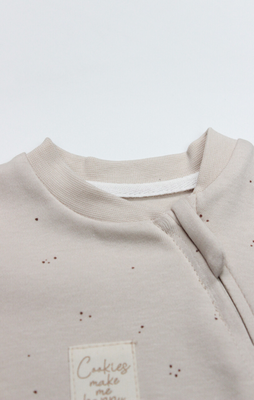 Bistyle Tulum Patiksiz Cookies Make Happy 15127 Ekru - 3