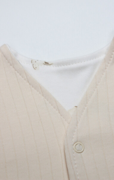 Bistyle Yelek Çift Taraflı With You Family 18113 Bej - 3