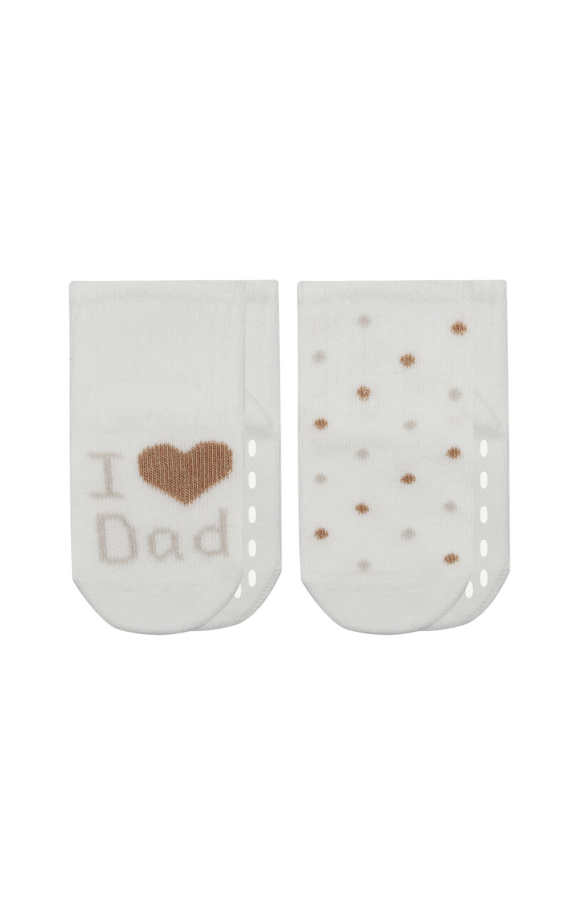 Bistyle Mom Dad Penye Kaymaz Soket Çorap 2li 10147 Puan Dad - 1