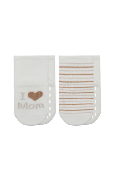 Bistyle Mom Dad Penye Kaymaz Soket Çorap 2li 10147 Çember Mom - Bistyle