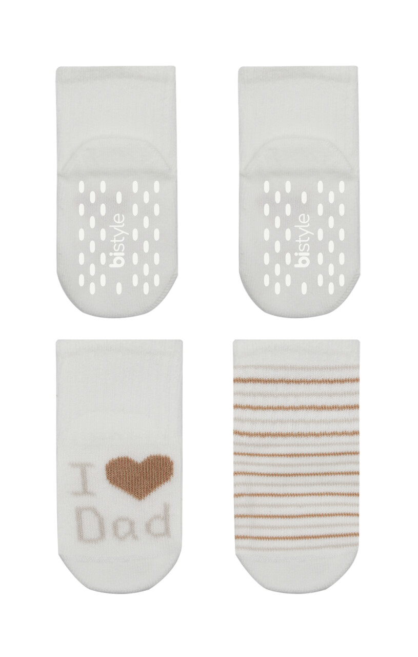 Bistyle Mom Dad Penye Kaymaz Soket Çorap 2li 10147 Çember Dad - 2