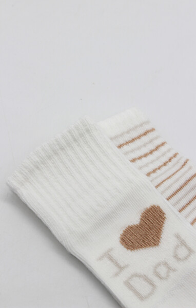 Bistyle Mom Dad Penye Kaymaz Soket Çorap 2li 10147 Çember Dad - 4