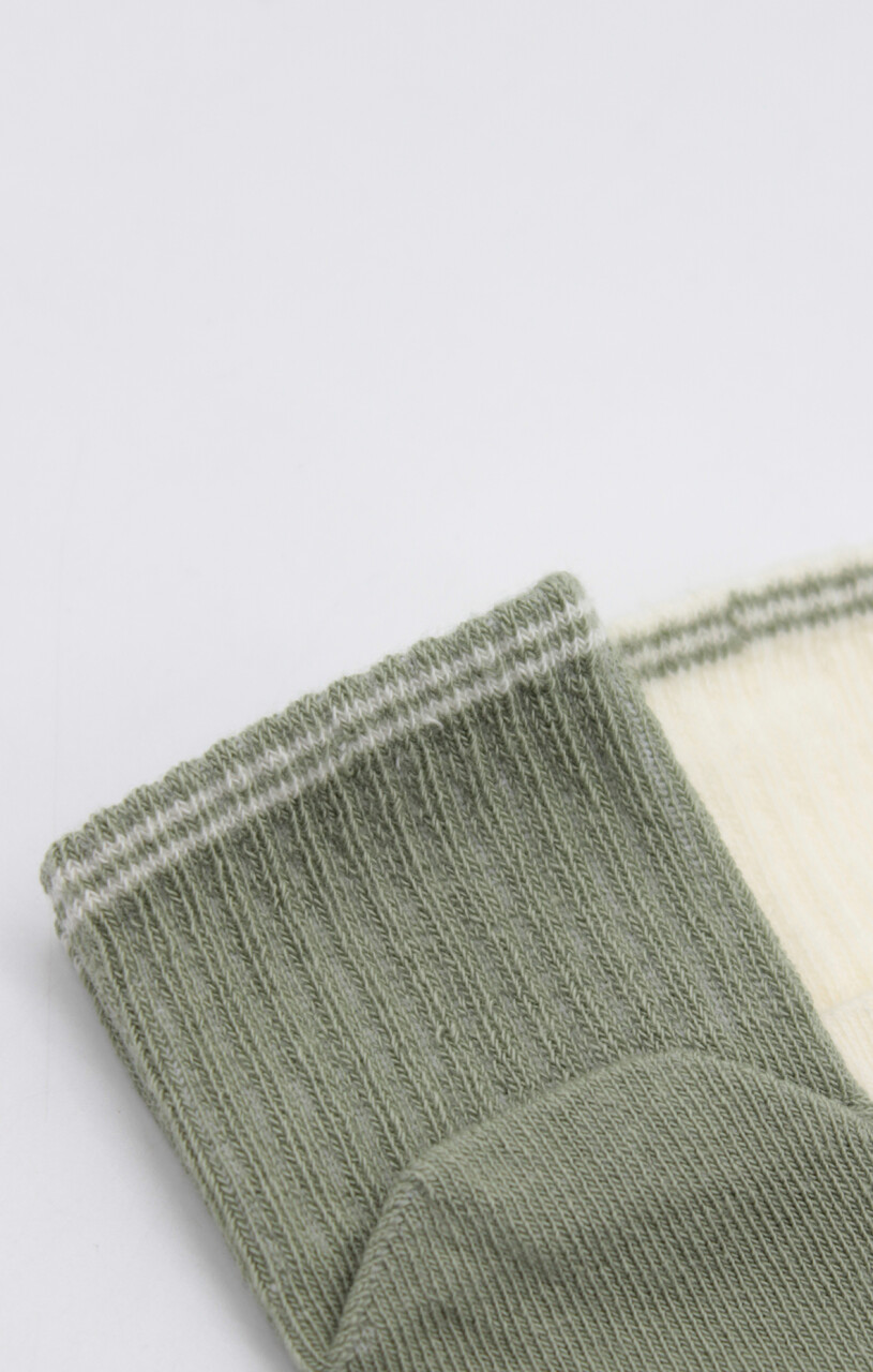 Bistyle Çemberli Basic Penye Kaymaz Soket Çorap 2li 10146 Nil - 4