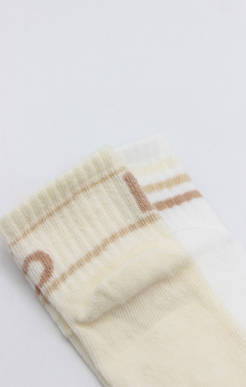 Bistyle Penye Kaymaz Soket Çorap 2li 10144 Bej Ekru - 4