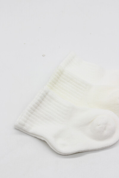 Bistyle 3lü Penye Soket Çorap 10132 Ekru - 4