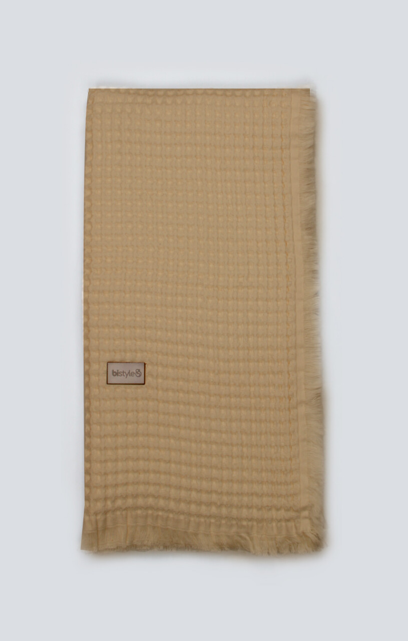 Bistyle Style Baby Pike Battaniye 110x110 70149 Bej - 3