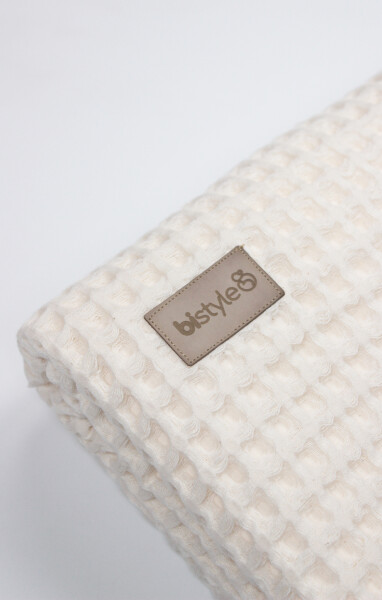 Bistyle Style Baby Pike Battaniye 110x110 70149 Ekru - 2