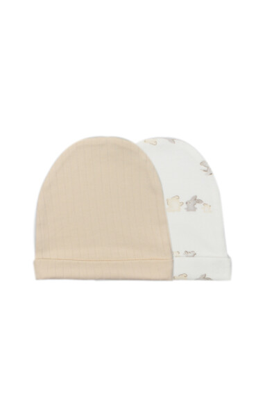 Bistyle 2li Şapka With You Family 90183 Bej - Bistyle