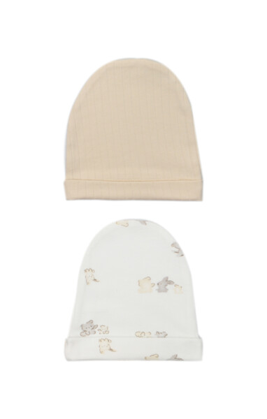 Bistyle 2li Şapka With You Family 90183 Bej - 2