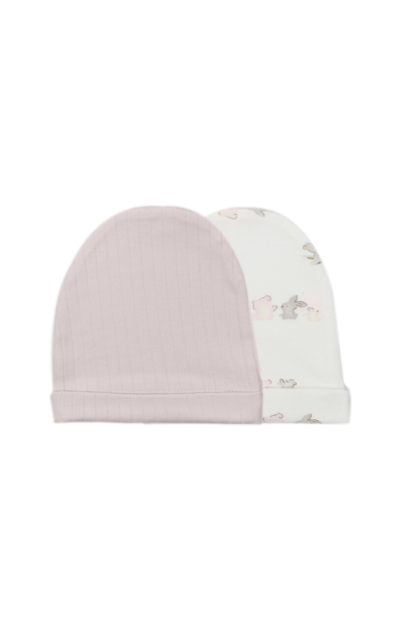 Bistyle 2li Şapka Love You Family 90185 Pudra - 1