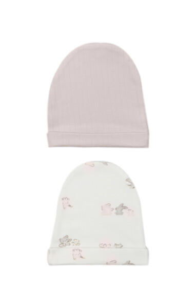 Bistyle 2li Şapka Love You Family 90185 Pudra - 2