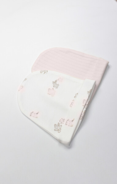 Bistyle 2li Şapka Love You Family 90185 Pudra - 3