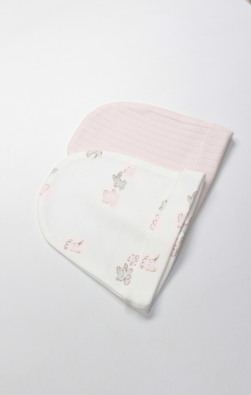 Bistyle 2li Şapka Love You Family 90185 Pudra - 3