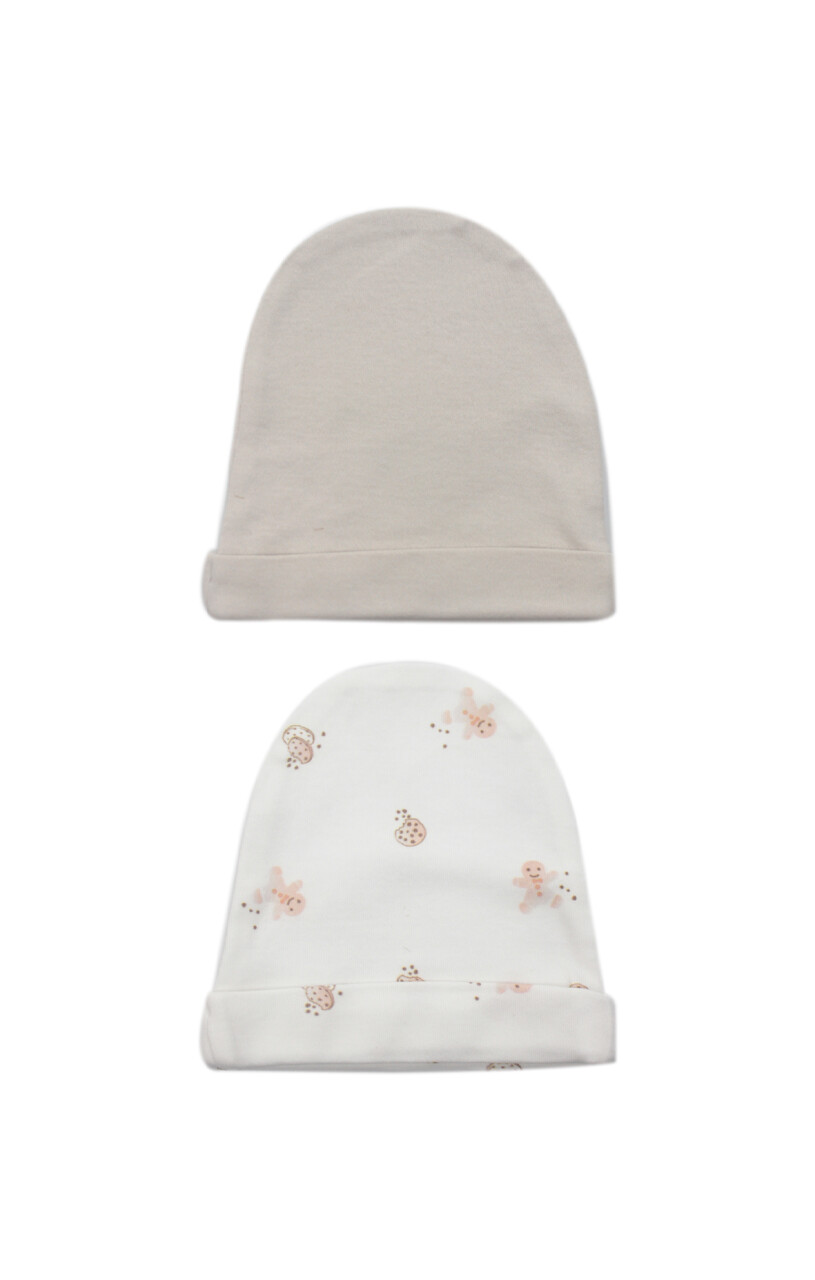 Bistyle 2li Şapka Cookies Make Happy 90193 Ekru - 1