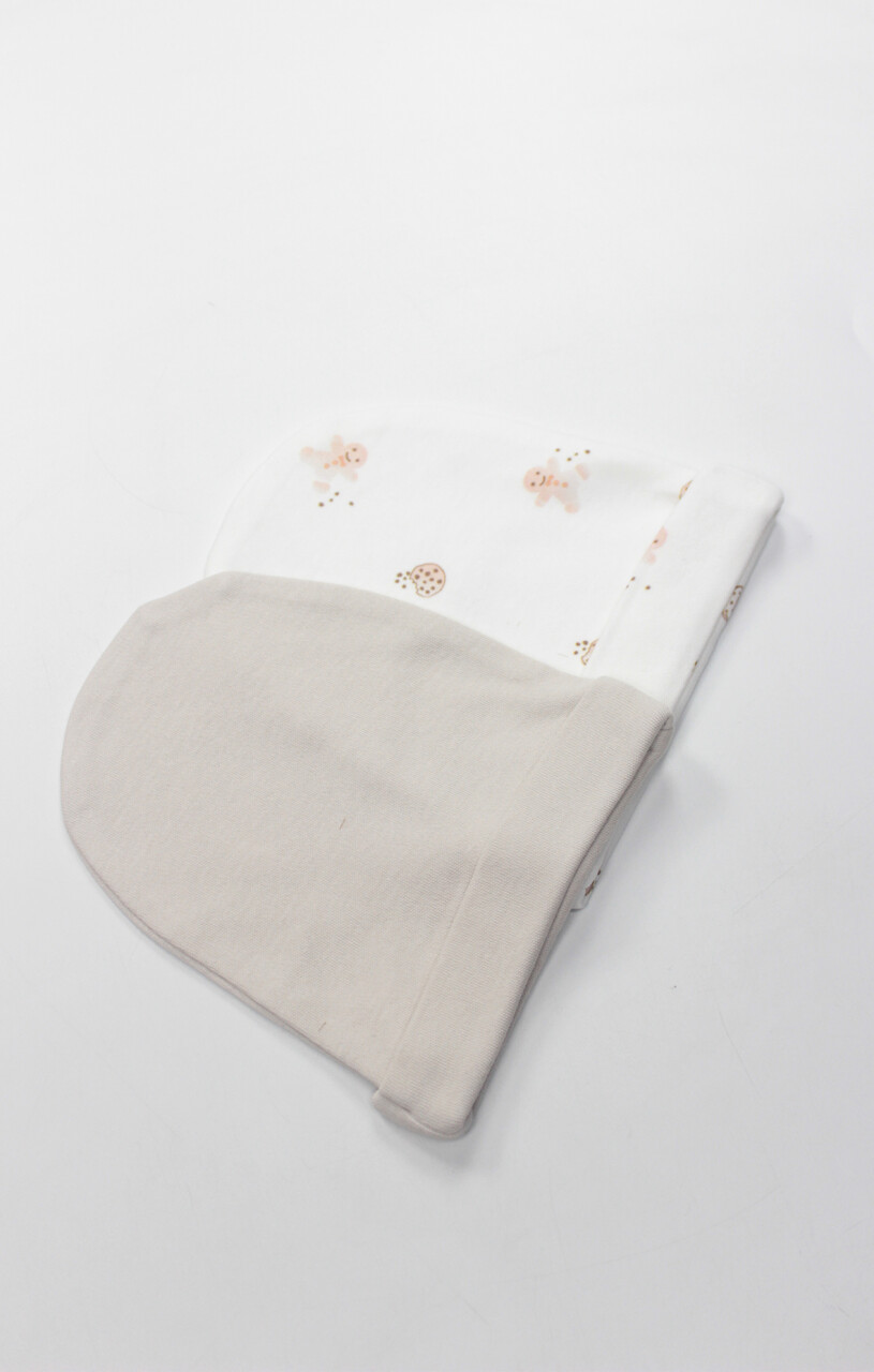 Bistyle 2li Şapka Cookies Make Happy 90193 Ekru - 3