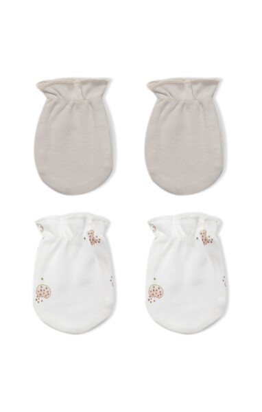 Bistyle 2li Eldiven Cookies Make Happy 90194 Ekru - 2