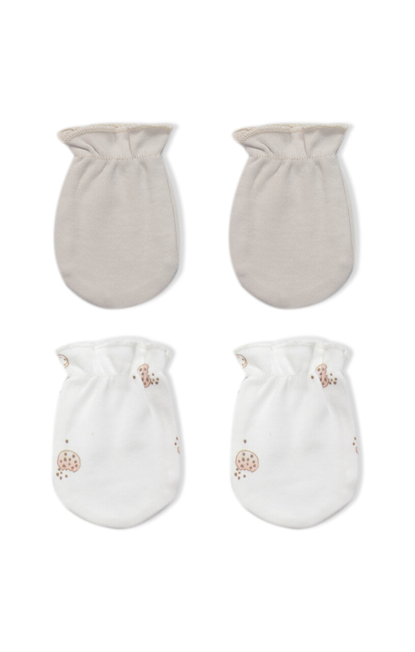 Bistyle 2li Eldiven Cookies Make Happy 90194 Ekru - 2