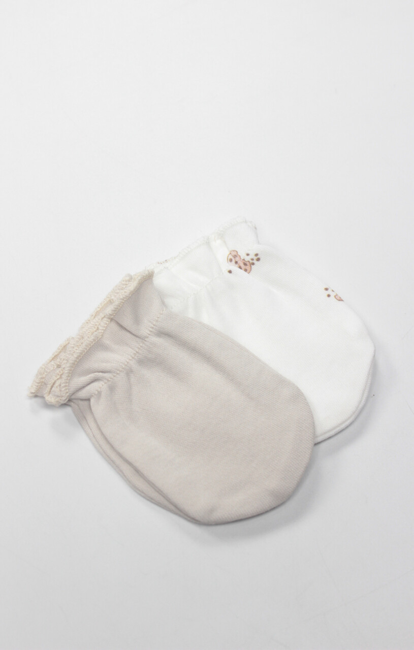 Bistyle 2li Eldiven Cookies Make Happy 90194 Ekru - 3